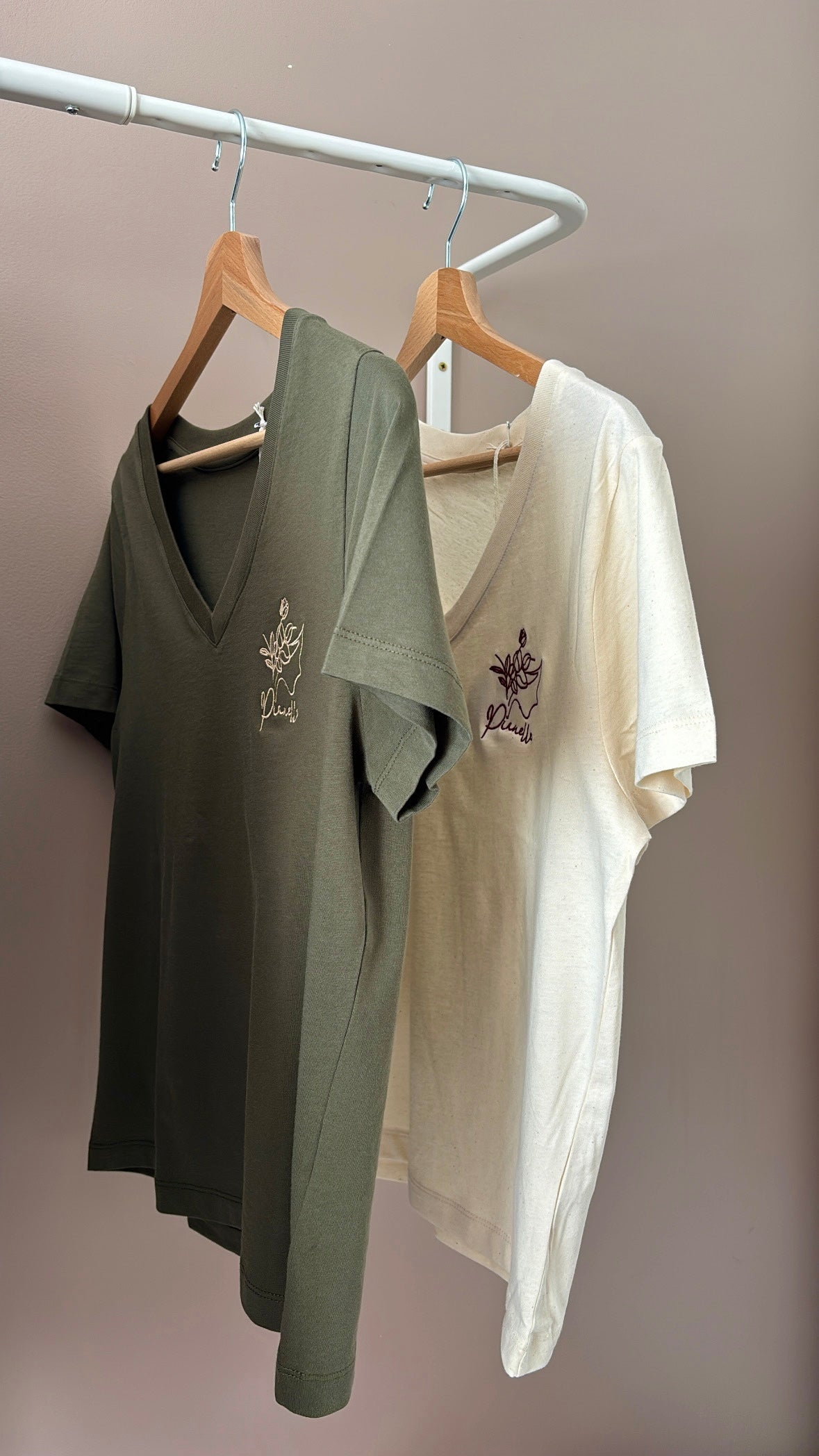 T-shirt Col V Bio