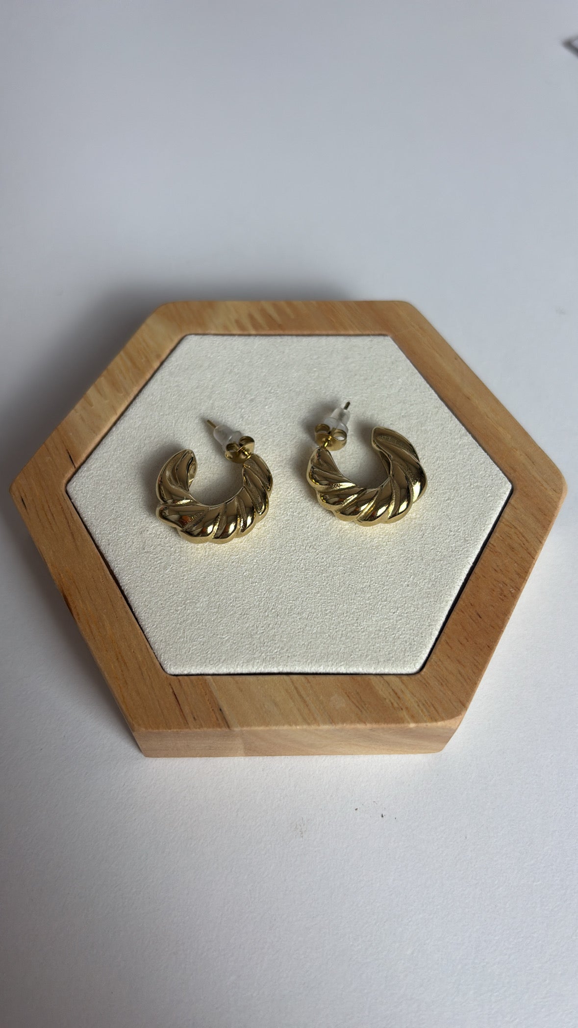 Boucle d'oreilles rondes ajourée