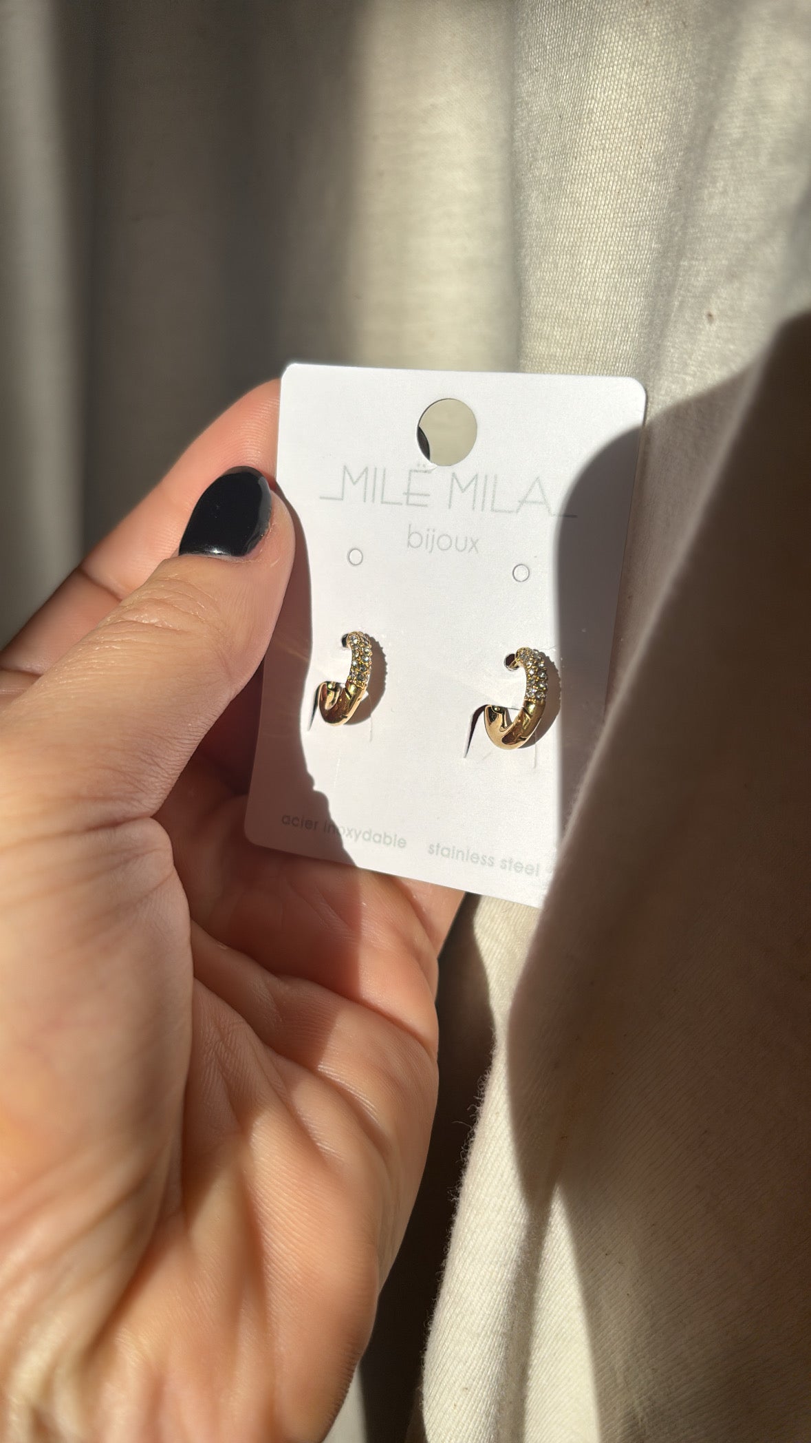 Mini Créoles Dorées