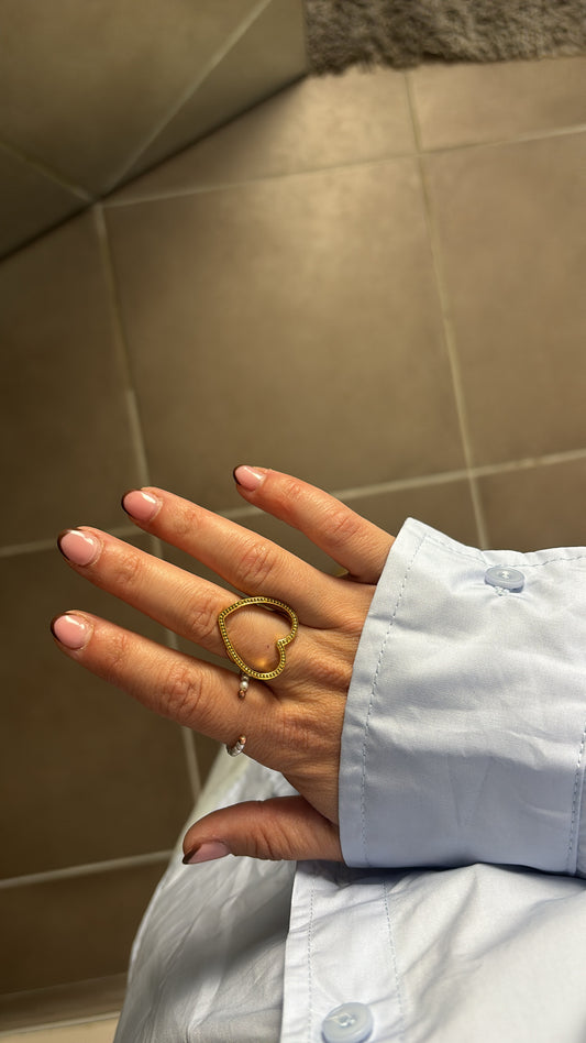 Bague coeur