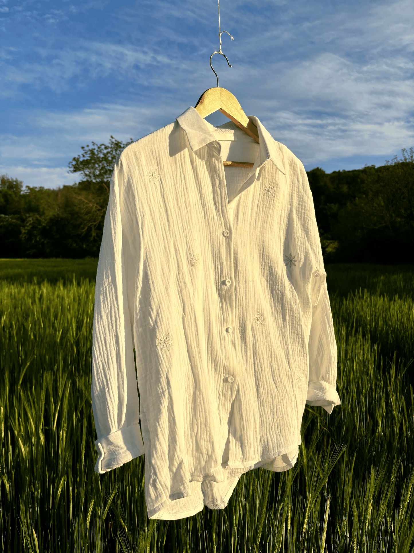 Chemise gaze de coton