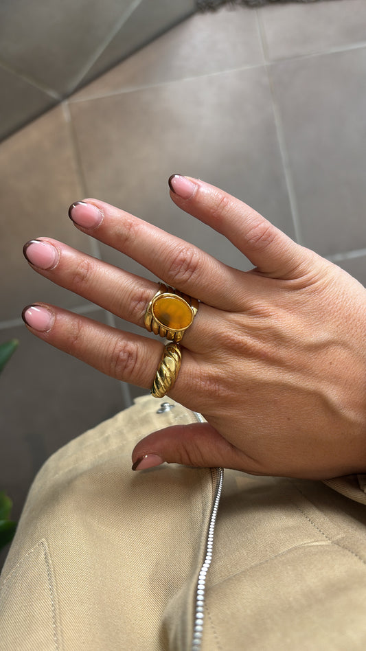 Bague orangé