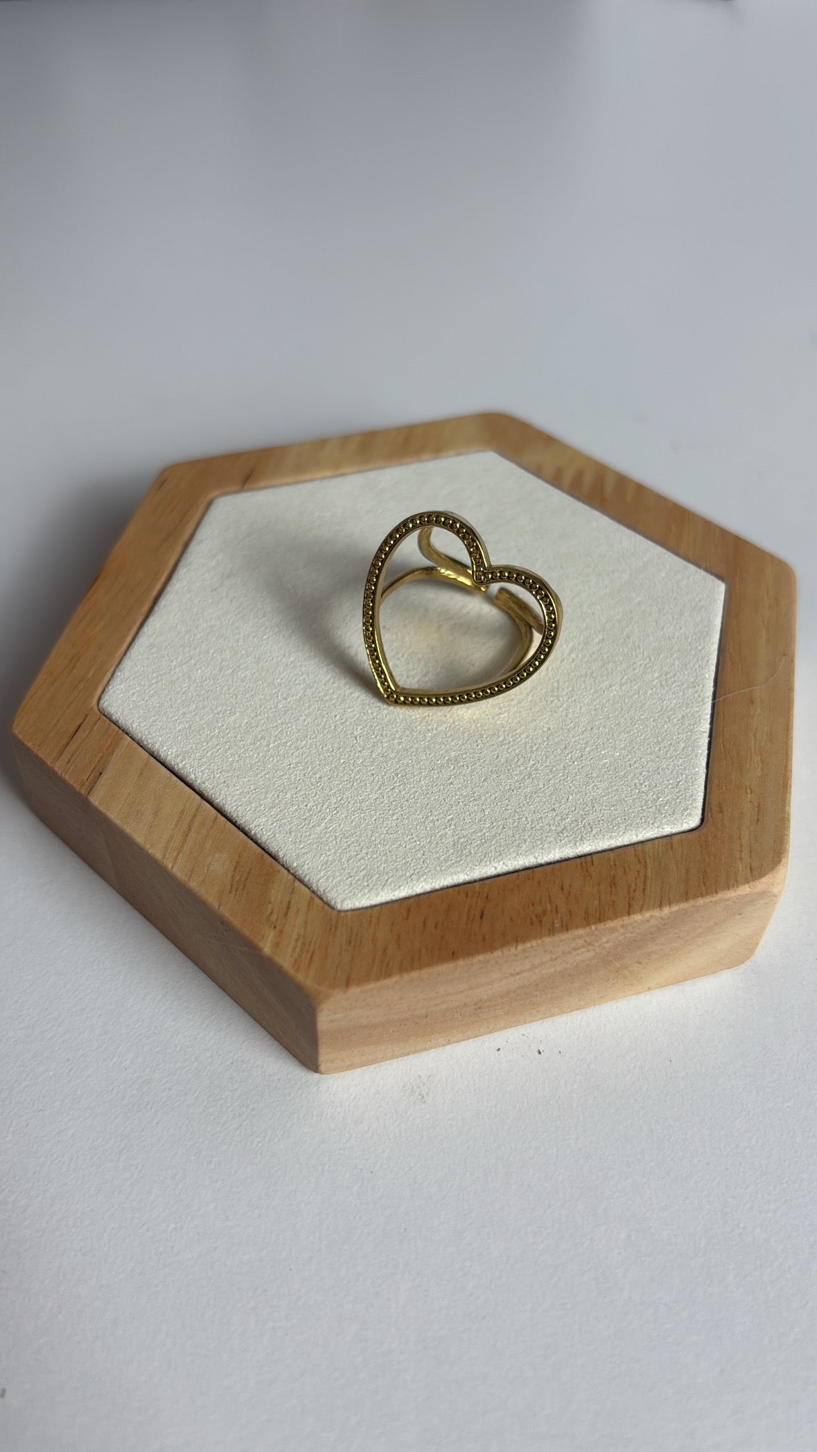 Bague coeur