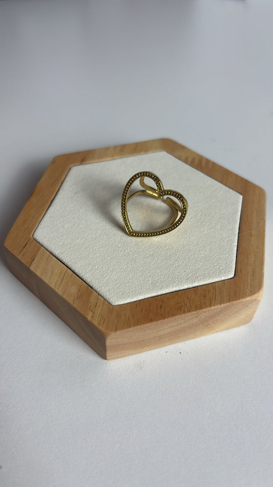 Bague coeur