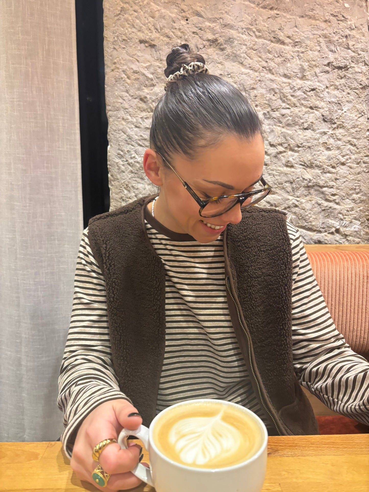 Top manches longues à rayures